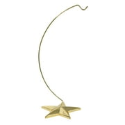 Northlight 5 Point Star Metal Ornament Holder Christmas Display Stand - 12" - Gold Tone