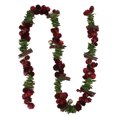 thumbnail image 1 of Northlight 5' x 3" Red Pine Cone and Glittered Ornament Artificial Christmas Garland - Unlit, 1 of 1