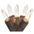 thumbnail image 1 of Northlight 50 Clear Mini Christmas Lights - 10.2 ft Brown Wire, 1 of 1