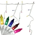 thumbnail image 1 of Northlight 50-Count Multi-Color Mini Icicle Christmas Light Set - 6ft White Wire, 1 of 3