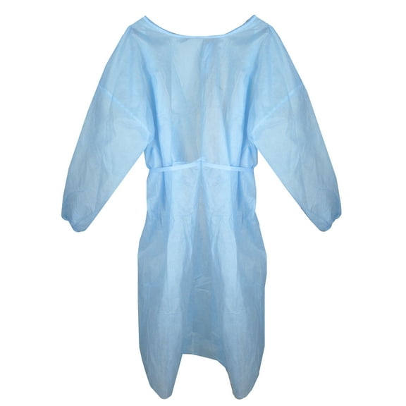 Northlight 50 Sets of Blue Personal Protection Isolation Disposable Cap, Gown and Booties - Size