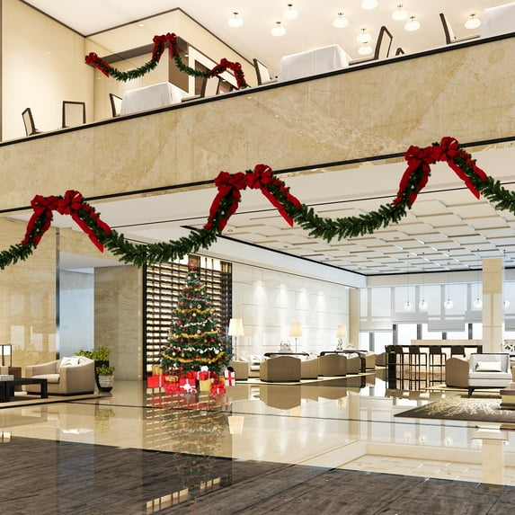 Northlight 50' x 10" Prelit Canadian Pine Commercial Artificial Christmas Garland - Clear Lights