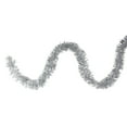 thumbnail image 1 of Northlight 50' x 2.25" Unlit Shiny Silver Tinsel Christmas Garland, 1 of 4