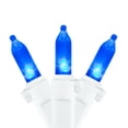thumbnail image 1 of Northlight LED Mini Christmas Lights - Blue - 16.25' White Wire - 50ct, 1 of 5