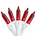 thumbnail image 1 of Northlight Mini Incandescent Christmas Lights - Red - 10' White Wire - 50ct, 1 of 5