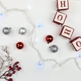 thumbnail image 1 of Northlight LED Wide Angle Christmas Lights - Blue and White - 16.25' White Wire - 50ct, 1 of 6