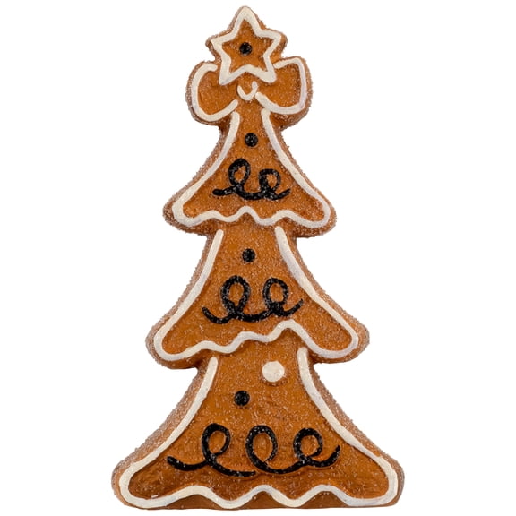 Northlight 6.25" Frosted Gingerbread Christmas Tree Figurine