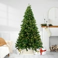 thumbnail image 1 of Northlight 6.5' Prelit Artificial Christmas Tree Full Ashcroft Cashmere Pine - Warm Clear LED Lights, 1 of 7