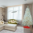 thumbnail image 1 of Northlight 6.5' Prelit Artificial Christmas Tree LED Single Plug Medium Iridescent Pine White -, 1 of 7