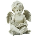 thumbnail image 1 of Northlight 6.5" Sitting Cherub Angel Outdoor Patio Garden Statue - Gray, 1 of 2
