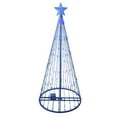thumbnail image 1 of Northlight 6' Blue LED Light Show Cone Christmas Tree Lighted Outdoor Decoration, 1 of 2