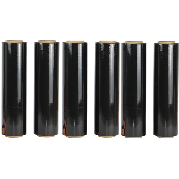 Northlight 6 CT 18" Stretch Film/Wrap 1500 feet 45 Gauge - Black