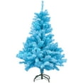 thumbnail image 1 of Northlight 6' Cerulean Blue Pine Artificial Christmas Tree, Unlit, 1 of 3