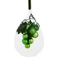 thumbnail image 1 of Northlight 6" Grape Cluster in Teardrop Cloche Christmas Ornament - White/Green, 1 of 7