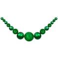 thumbnail image 1 of Northlight 6' Green Shiny and Matte Shatterproof Ball Christmas Swag, 1 of 5