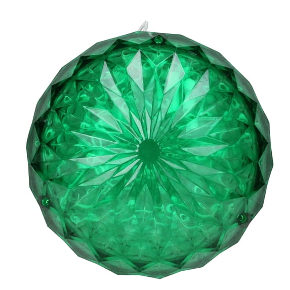Northlight 6" LED Lighted Crystal Sphere Outdoor Christmas Decoration