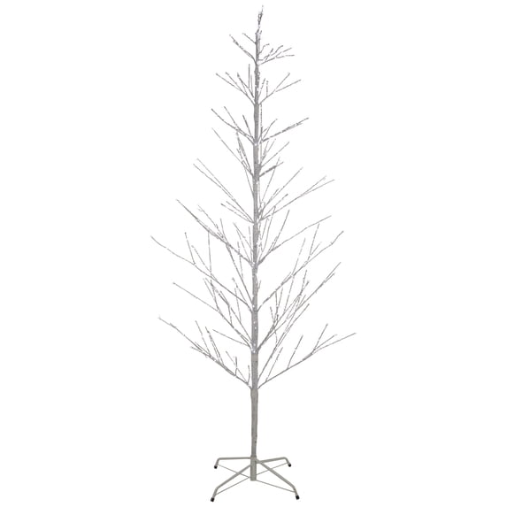 Northlight 6' LED Lighted White Birch Christmas Twig Tree - Pure White Lights