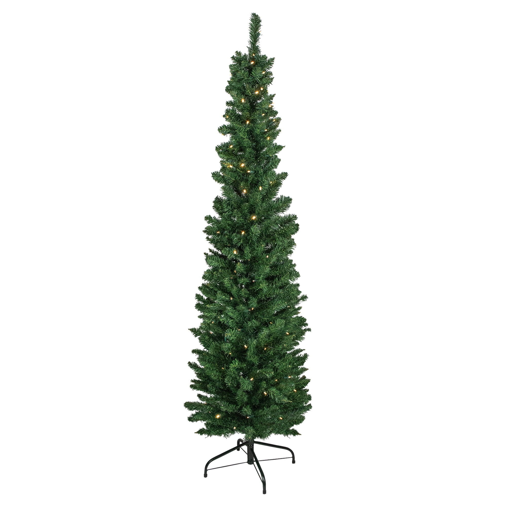 Northlight 6' Pre-Lit Glimmer Iridescent Spruce Artificial Christmas Tree -  Clear AlwaysLit Lights