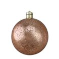 thumbnail image 1 of Northlight 6" Pre-Lit Rose Gold Ball Christmas Ornament - Warm White Lights (150mm), 1 of 2
