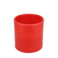 thumbnail image 1 of Northlight 6" Prelit LED Battery Operated Flameless 3-Wick Flickering Pillar Candle - Red, 1 of 3