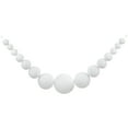 thumbnail image 1 of Northlight 6' White Shiny and Matte Shatterproof Ball Christmas Swag, 1 of 5