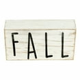 thumbnail image 1 of Northlight 6" White Washed Wood Autumn Harvest Fall Sign, 1 of 5