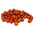 thumbnail image 1 of Northlight Shatterproof 4-Finish Christmas Ball Ornaments 2.5" (60mm) - Orange - 60ct, 1 of 5