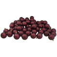 thumbnail image 1 of Northlight Shatterproof Matte Christmas Ball Ornaments 2.5" (60mm) - Burgundy - 60ct, 1 of 4
