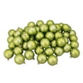 thumbnail image 1 of Northlight Shatterproof Matte Christmas Ball Ornaments 2.5" (60mm) - Kiwi Green - 60ct, 1 of 4