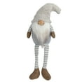 thumbnail image 1 of Northlight Dangling Leg Sitting Gnome Christmas Figure - 7.5" - Gray and Beige, 1 of 5