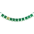 thumbnail image 1 of Northlight 7.5' Plaid "St. Patrick's" Swallowtail Flag Wall Banner, 1 of 6