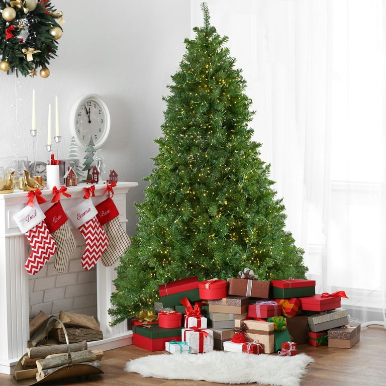 Pre lit led sales christmas tree