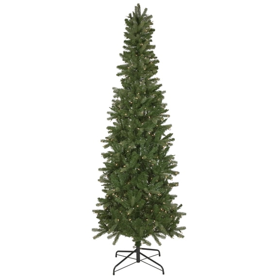 Northlight 7.5' Pre-Lit Wicklow Noble Fir Artificial Christmas Tree, Clear Lights