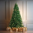 thumbnail image 1 of Northlight Pre-Lit Medium Niagara Pine Artificial Christmas Tree - 7.5' - Clear Lights, 1 of 7