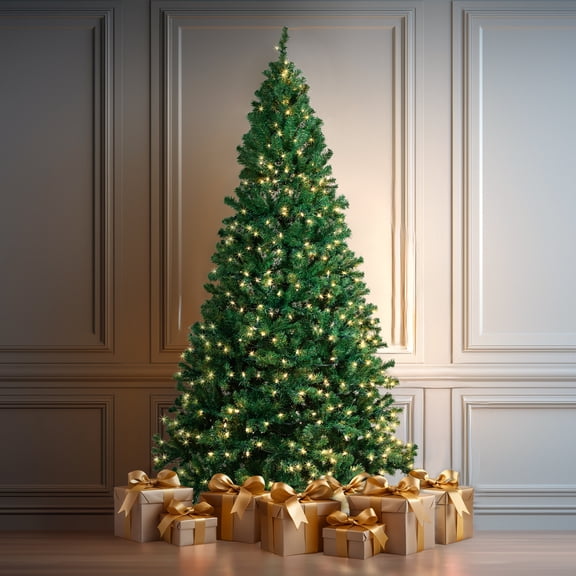 Northlight Pre-Lit Medium Niagara Pine Artificial Christmas Tree - 7.5' - Clear Lights