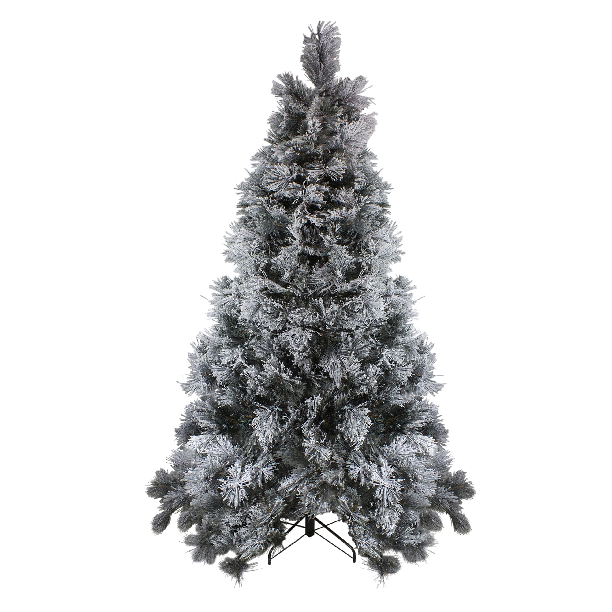 Northlight 7.5' Unlit Artificial Christmas Tree Flocked Black