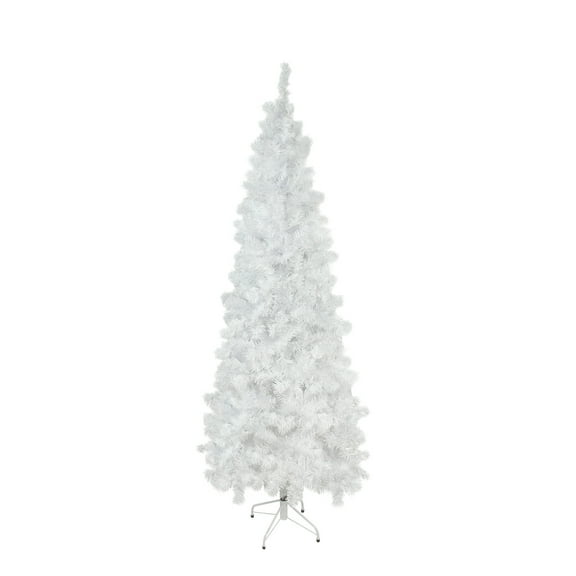 Northlight 7.5' Unlit Artificial Christmas Tree White Winston Pine Pencil