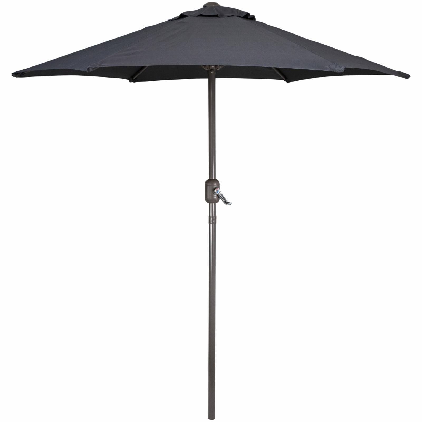 7.5 ft green bradford patio market umbrella Northlight 7.5 ft. Outdoor Patio Market Umbrella with Hand Crank Hunter Green