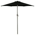 thumbnail image 1 of Northlight 7.5ft Outdoor Patio Market Umbrella with Hand Crank, Black, 1 of 1