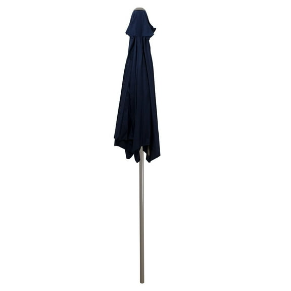 Northlight 7.5ft Outdoor Patio Market Umbrella with Hand Crank Navy Blue