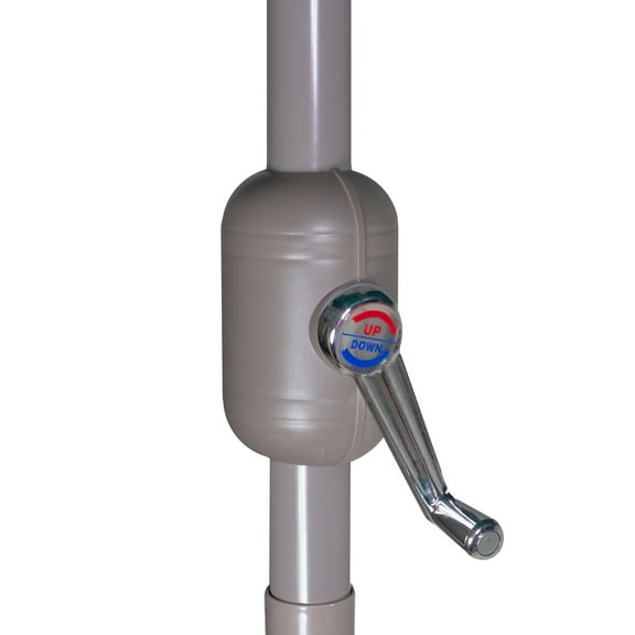 Northlight 7.5ft Outdoor Patio Market Umbrella with Hand Crank Purple