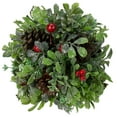 thumbnail image 1 of Northlight Berry Wand Pine Cone Glittered Topiary Ball Christmas Ornament - 7", 1 of 3