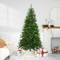 thumbnail image 1 of Northlight Pre-Lit Vail Spruce Medium Artificial Christmas Tree - 7' - Clear Lights, 1 of 4