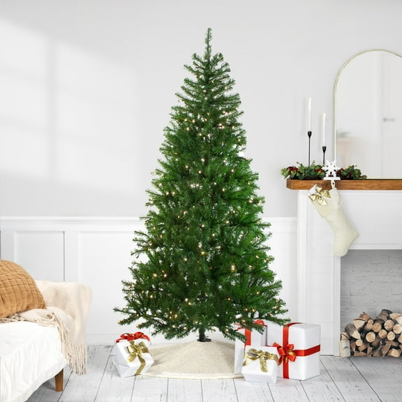 Northlight Pre-Lit Vail Spruce Medium Artificial Christmas Tree - 7' - Clear Lights