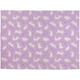 thumbnail image 1 of Northlight Easter Rabbit Rectangular Tablecloth - 70" - Purple, 1 of 5