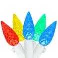 thumbnail image 1 of Northlight LED Faceted C6 Christmas Lights - Multi-color - 24.25' White Wire - 70ct, 1 of 8