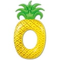 thumbnail image 1 of Northlight 72" Yellow Pineapple Inflatable Tube Ring Swimming Pool Float, 1 of 6