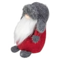 thumbnail image 1 of Northlight LED Lighted Plush Gnome with Long Beard Christmas Figure - 8.25" - Red and Gray, 1 of 4