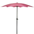 thumbnail image 1 of Northlight 8.85ft Outdoor Patio Lotus Umbrella with Hand Crank, Pink, 1 of 6