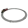 thumbnail image 1 of Northlight 8-Piece Battery Operated Red and Green Animated Classic Train Set with Sound, 1 of 3